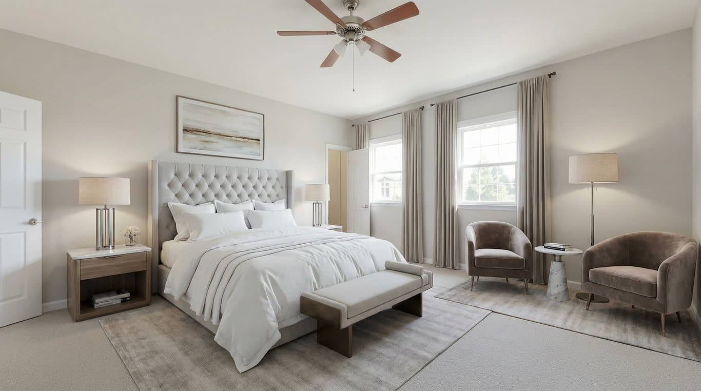 Contemporary interior design: AI-rendered example