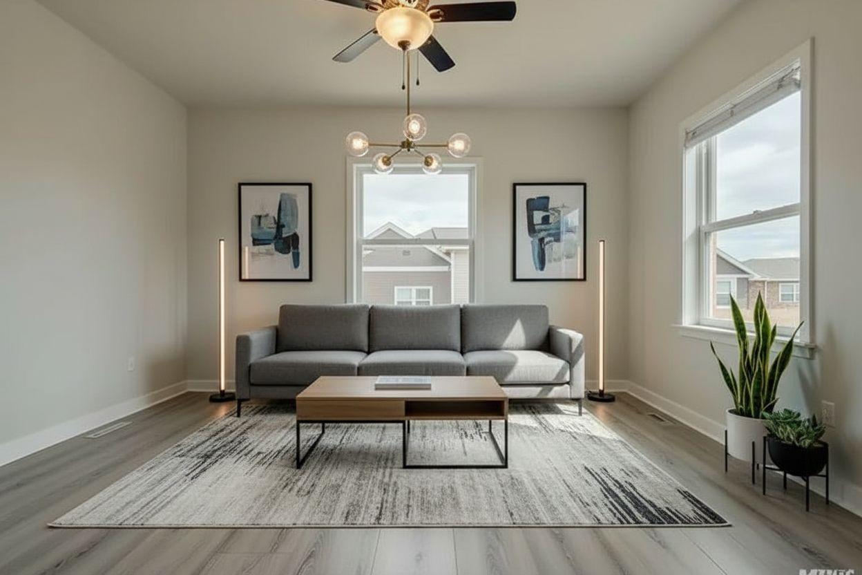Modern bedroom after AI sketch-to-photo rendering by Renovaitor: Restyled Modern Bedroom