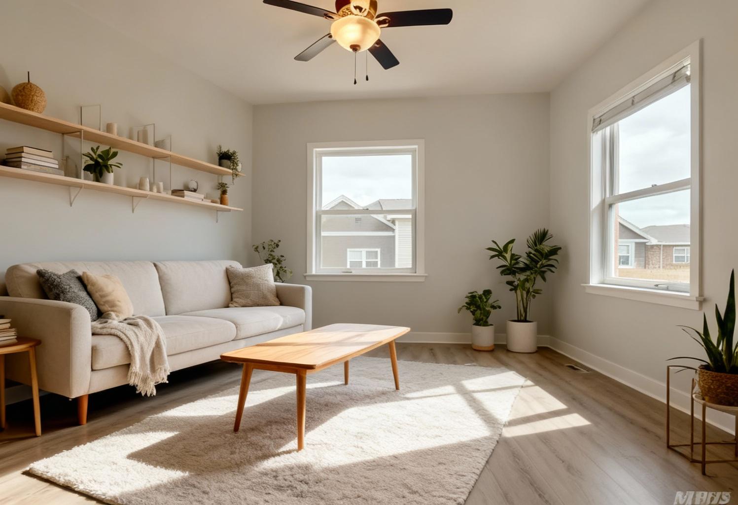Modern bedroom after AI sketch-to-photo rendering by Renovaitor: Restyled Modern Bedroom