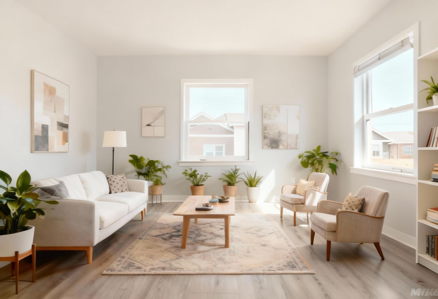 Modern bedroom after AI restyle by Renovaitor: Neutral & Balanced Bedroom – Modern