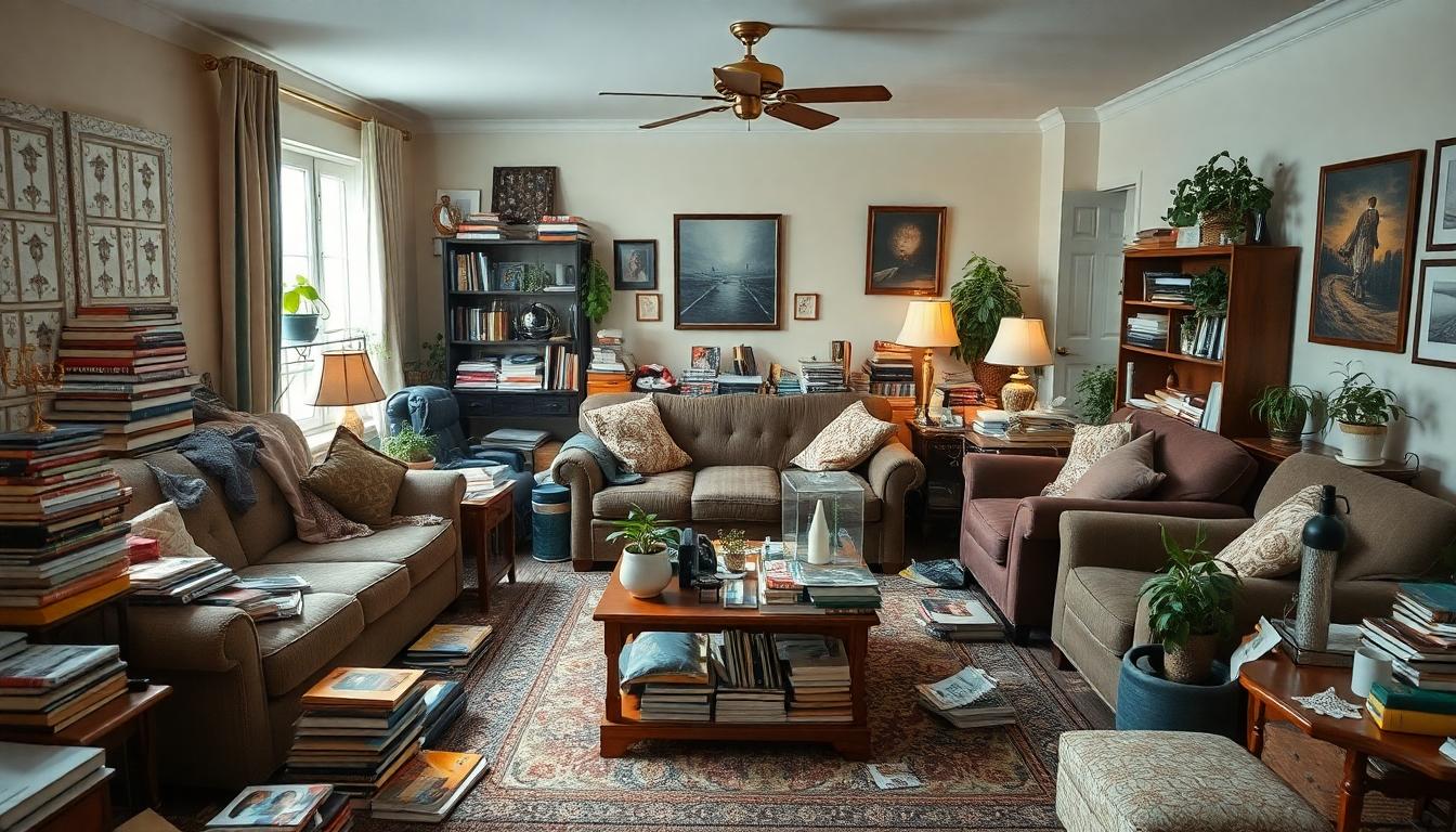 Living room before AI restyle: original room