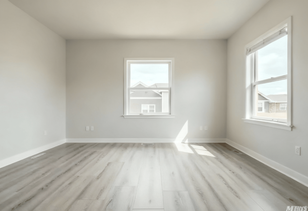 Living room before AI sketch-to-photo rendering: hand-drawn sketch